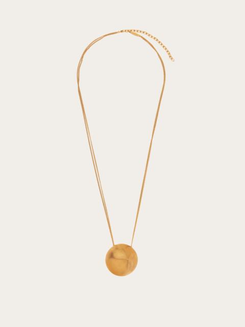 FERRAGAMO Necklace with resin pendant