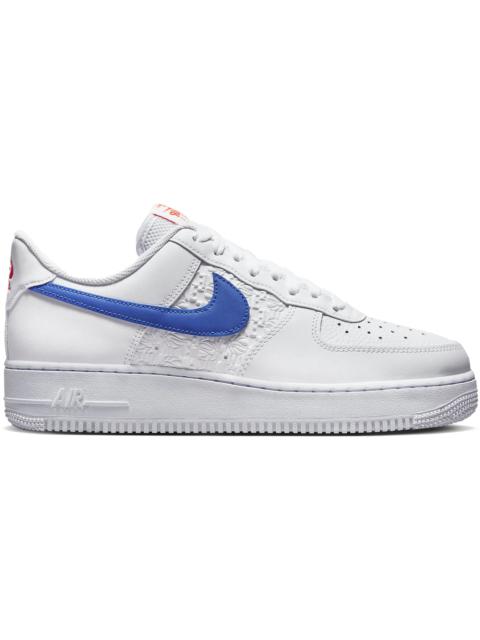 Nike Nike Air Force 1 '07 Low Embossed Hoops Racer Blue