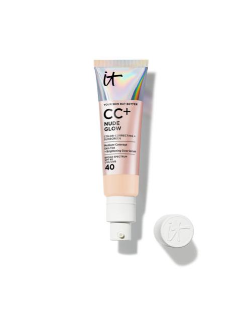 IT Cosmetics CC+ Nude Glow Lightweight Foundation + Glow Serum with SPF 40