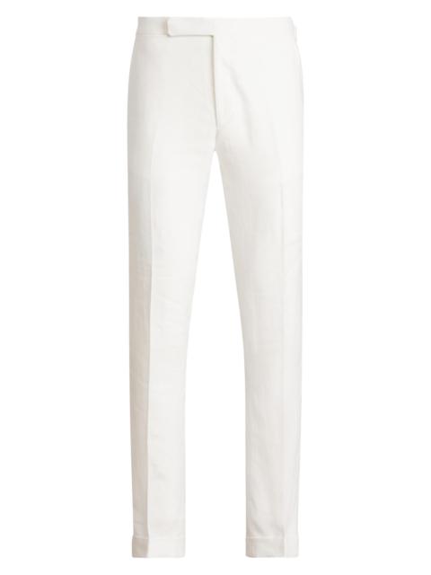 Ralph Lauren Men's Gregory Hand-Tailored Linen Trousers - Optic White