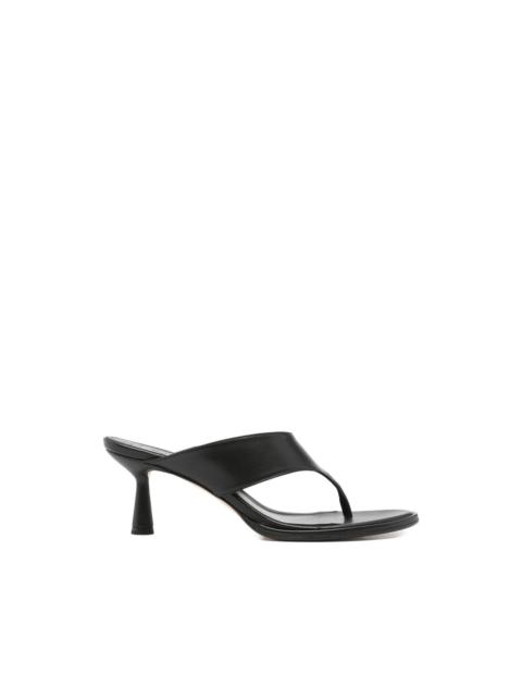 Aeyde Olenna leather heel sandals