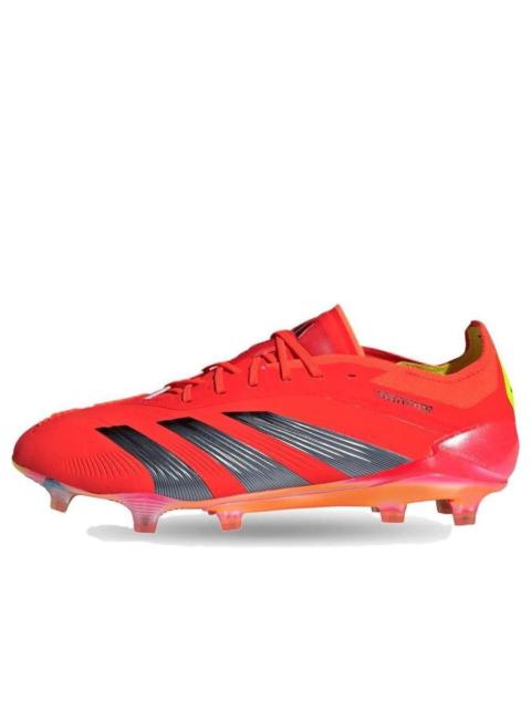 adidas adidas Predator 엘리트 FG 태양 빨간 핵심 검정 팀 태양 황색