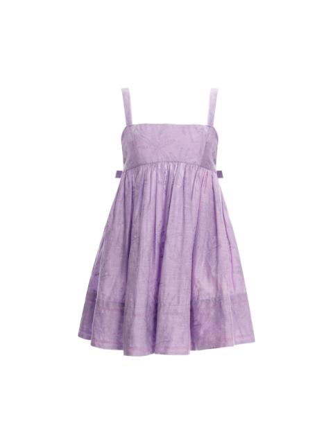 Agua by Agua Bendita Cienfuegos La Fania Lila Mini Dress