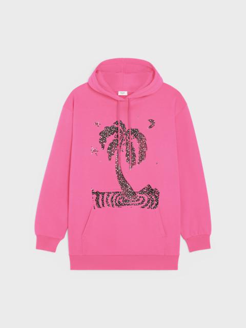 CELINE LOST PARADISE HOODIE IN COTTON FLEECE