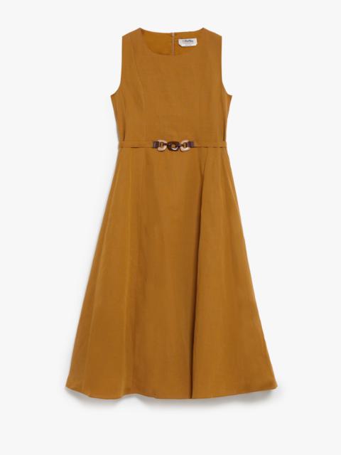 'S Max Mara AMELIE Midi linen dress with seams