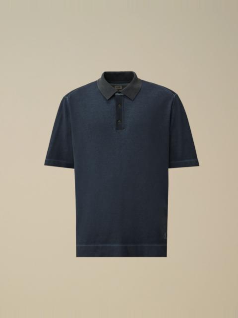 C.P. Company Cotton Crepe Double Dyed Polo