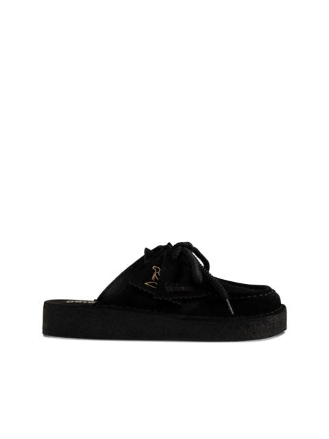Clarks Originals Nomad suede slip-on mules