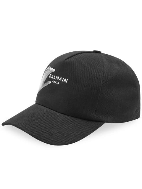 Balmain Balmain Sculpture Print Logo Cap