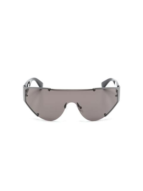 AMQ the grip shield-frame sunglasses