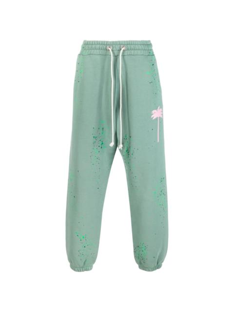 Palm Angels paint-splatter track pants