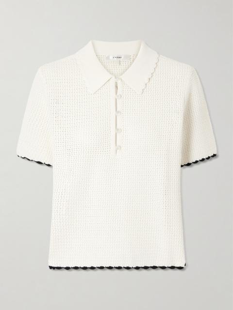 FRAME Daybreak Mesh Polo Shirt