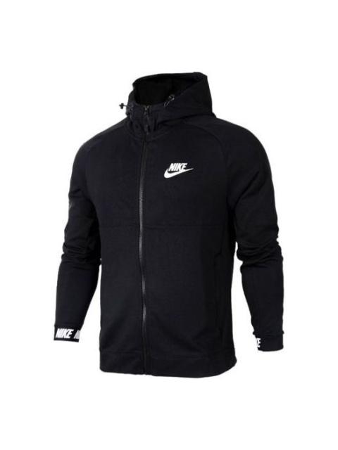 Nike Nike Athleisure 캐주얼 스포츠 로고 인쇄 까마귀 재킷 검정 861743-010