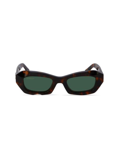 Off-White Venezia tortoiseshell rectangle sunglasses