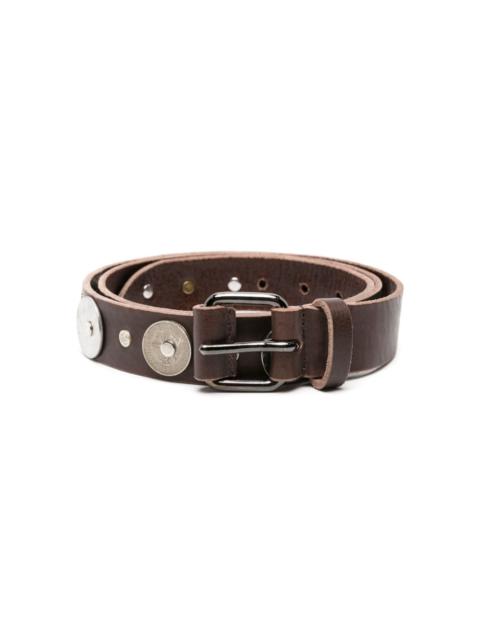 MAGLIANO Monete studed leather belt
