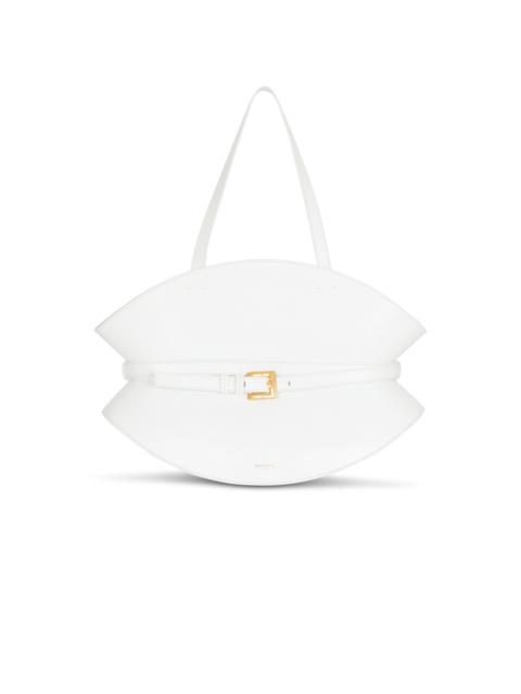 Balmain Medium Shuffle bag in calfskin leather