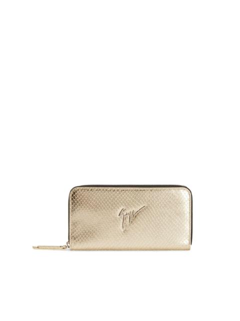 Charlotte zip-fastening wallet