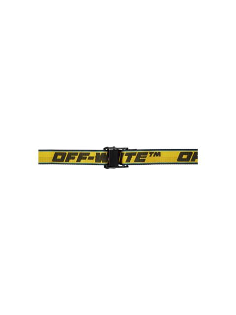 Off-White Yellow & Black Tape Industrial Belt