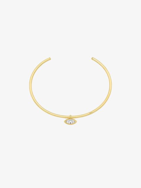 MICHAEL KORS Marquise Cut Cubic Zirconia Collar Necklace