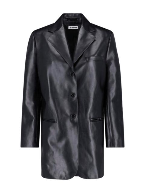 Jil Sander BLACK LEATHER JACKET