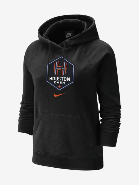 Houston Dash Nike Women's Soccer Varsity Fleece Hoodie