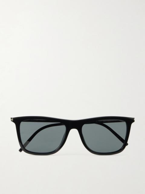 SAINT LAURENT Squared-Frame Acetate Sunglasses