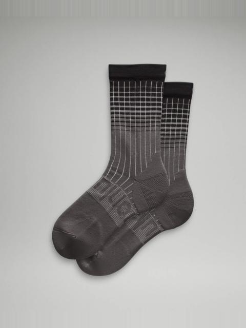 lululemon Men's Power Stride Crew Socks *Reflective