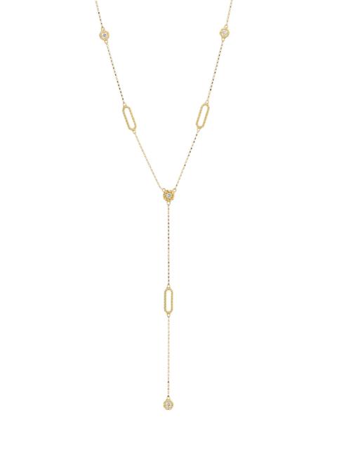 ROBERTO COIN Women's Tiny Treasures 18K Yellow Gold & 0.24 TCW Diamond Lariat Necklace - Yellow Gold