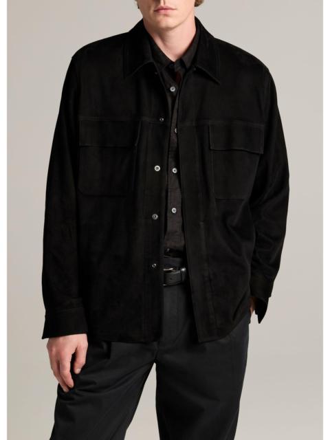 Vince Suede Shirt Jacket