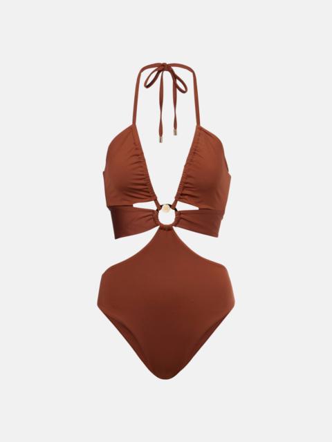 Max Mara Cleopatra cutout swimsuit