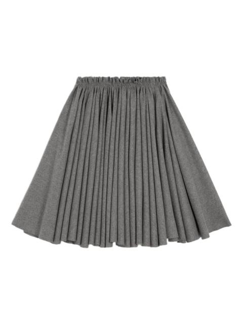 AMI Paris Corolla wool midi skirt