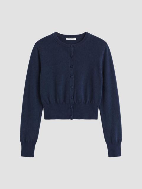 GOOD AMERICAN Women's The Fine Knit Cardigan - New Navy
