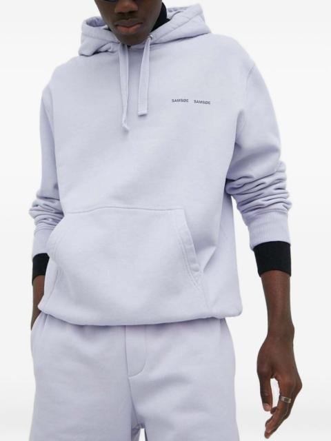 SAMSØE SAMSØE logo-print hoodie