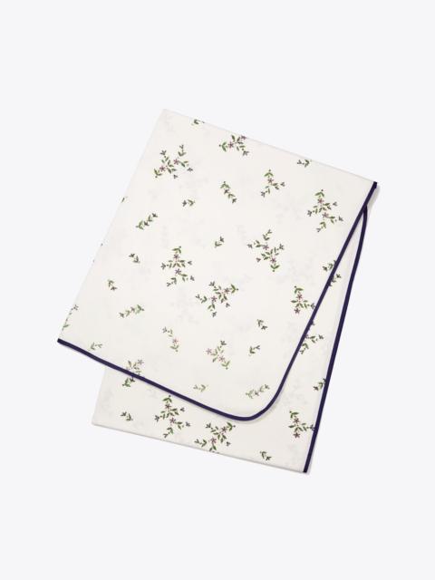 TORY BURCH Jolie Fleur Square Tablecloth, 70"