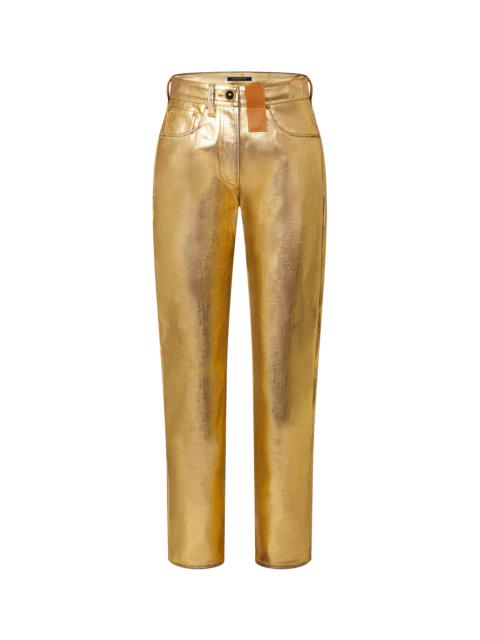 Louis Vuitton Golden Straight-Cut Jeans