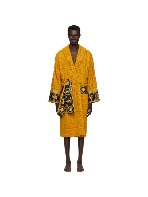 VERSACE Yellow 'I Heart Baroque' Bathrobe