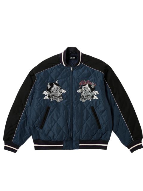 PALACE FESTIVAL BOMBER JACKET BLACK | REVERSIBLE