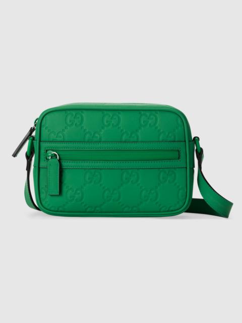 GUCCI GG rubber-effect mini shoulder bag