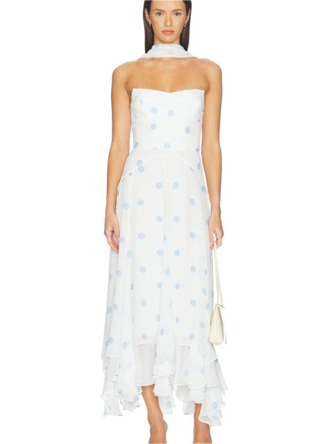 AMANDA UPRICHARD Monterey Dress With Scarf