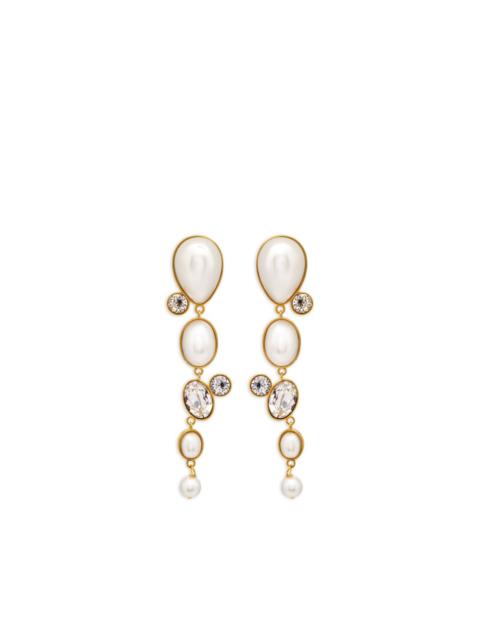 Oscar de la Renta drop earrings