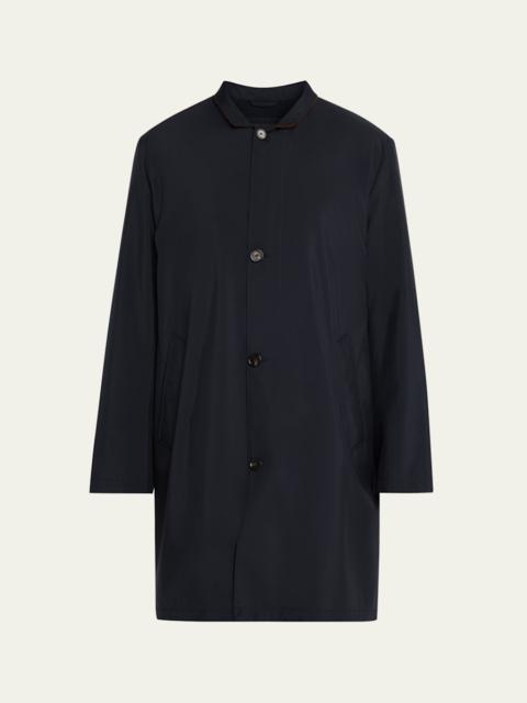 Loro Piana Men's Sebring Wind-Resistant Overcoat
