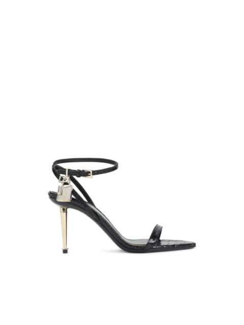 TOM FORD padlock-detail heeled sandals