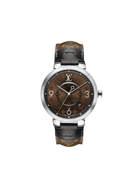 Louis Vuitton Tambour Slim Monogram Macassar 39