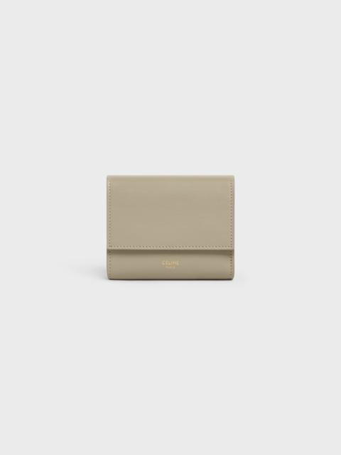 CELINE Small trifold wallet in Smooth Calfskin