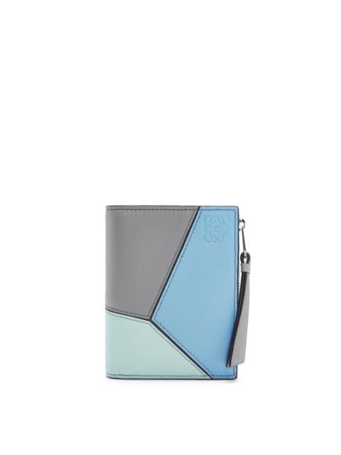 Loewe Puzzle compact wallet in classic calfskin