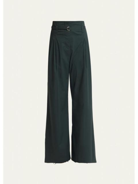 Proenza Schouler Raver Belted Wide-Leg Pants