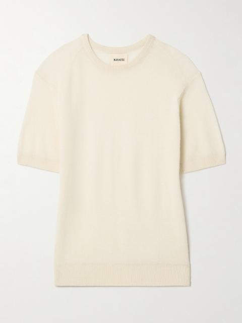 KHAITE Pierre Cashmere-blend T-shirt