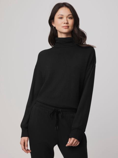Splendid Supersoft Trim Cowl Neck Sweater Using LENZING™ECOVERO™ Fibers