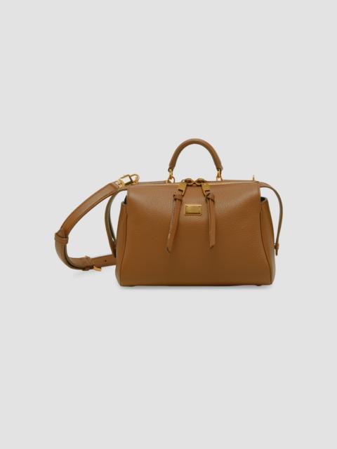 Dolce & Gabbana Women's Vittoria Leather Top Handle Bag - Caramello