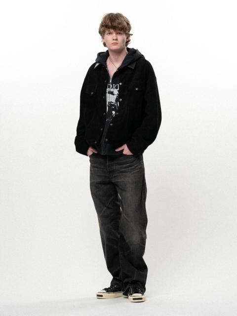 KAMIYA Suede Trucker Jacket