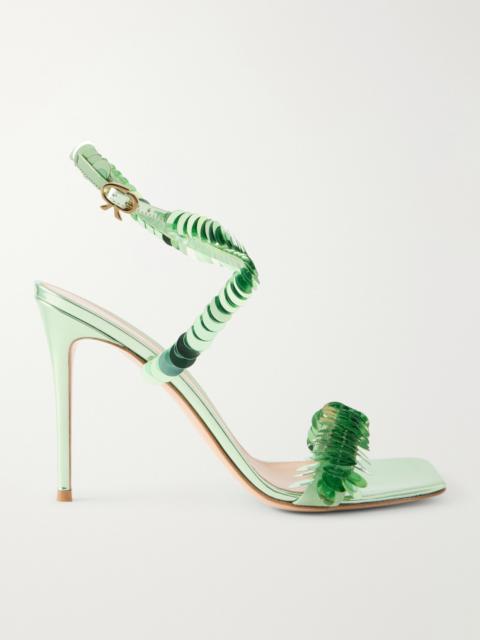 Gianvito Rossi Sequin-embellished Sandals